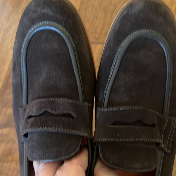 Geox Men's Respira suede Brown Size 7 Shoes Italian Patent - Picture 11 of 14